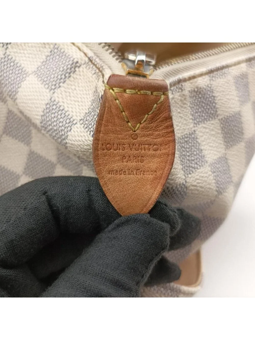 Louis Vuitton Totally MM Azur Damier Canvas Handbag